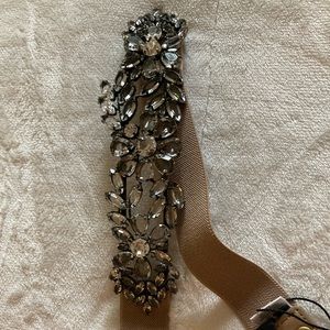NWT bcbg elastic bling belt!
